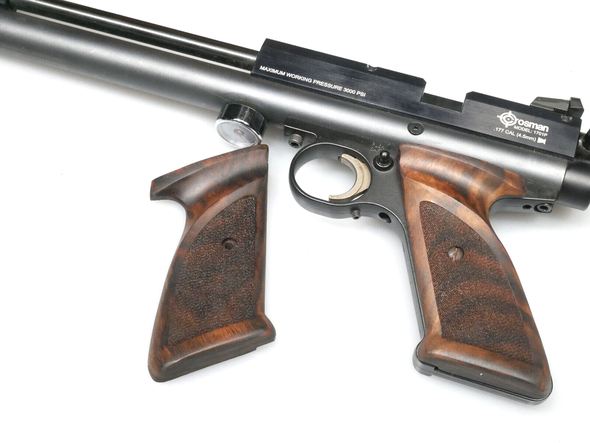 CUSTOM MADE WALNUT GRIPS FIT CROSMAN 377 2240 2250 2300 2400 1700
