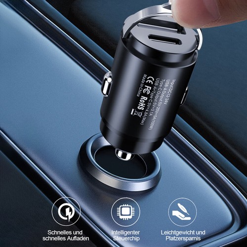 Zigarettenanzünder Metall 2 USB Ladegerät KFZ LKW Auto Ladeadapter Handy DHL - Bild 5 von 16