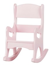 CHILDREN'S PINK ROCKING CHAIR - Amish Handmade Child Toddler Youth Rocker USA