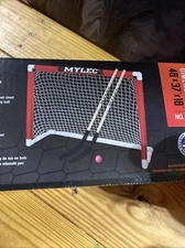 MyLec Deluxe Hockey Set, with 1 Hockey Goal, 2 43" Hockey Sticks & 1 Soft Bal...