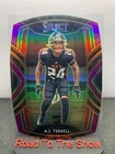 2020 Panini Select - A.J. Terrell Purple Prizm Die-Cut Rookie #289 Club Level