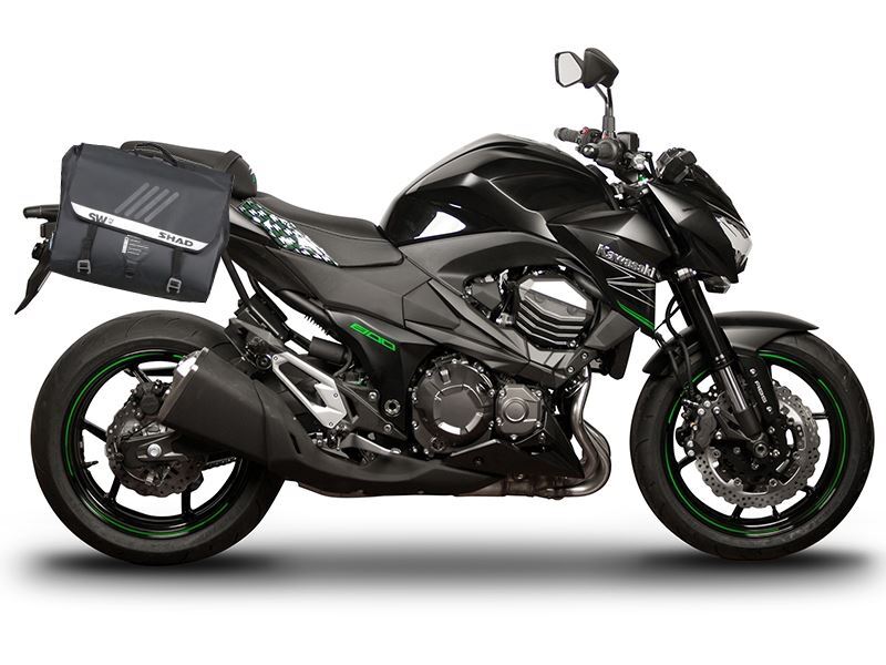 SHAD K0Z883SE Kit Support Bag Side for Kawasaki Z800 Black for