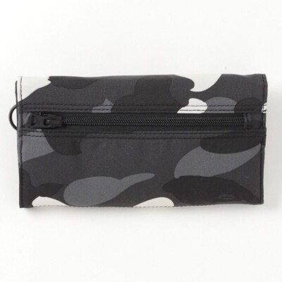 A BATHING APE BAPE Long Wallet Black Camo PORTER Yoshida | eBay