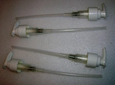 24/410 Smooth Pumps 2 mL White 6.75" Dip Tube Length Lotion Oil Lot of 10 