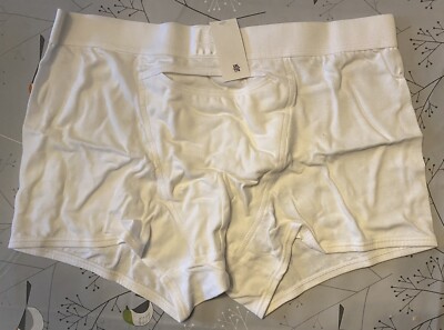 Mens Sloggi Easy Fly Boxer Brief Extra Large - White NWT