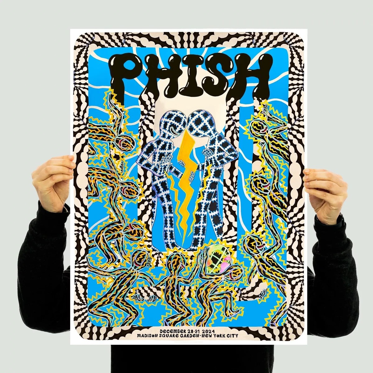 phish ポスター Phish Poster 7/28-8/5 2023 MSG Spusta Madison Square Garden
