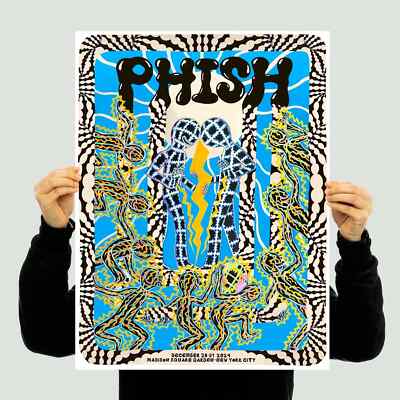 2024 Phish Poster MSG NYE Dang Olsen #'d/1200 Regular Print NOT