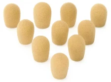 10 PCS Windscreen Mic Foam Protective Cover for Headphones