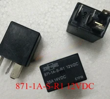2PCS SONG CHUAN 871-1A-S-R1 12VDC Power Relay 4Pin 35A NEW