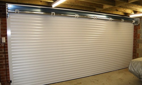Roller Garage Door electric manual override 77mm insulated aluminum slats - Picture 4 of 12