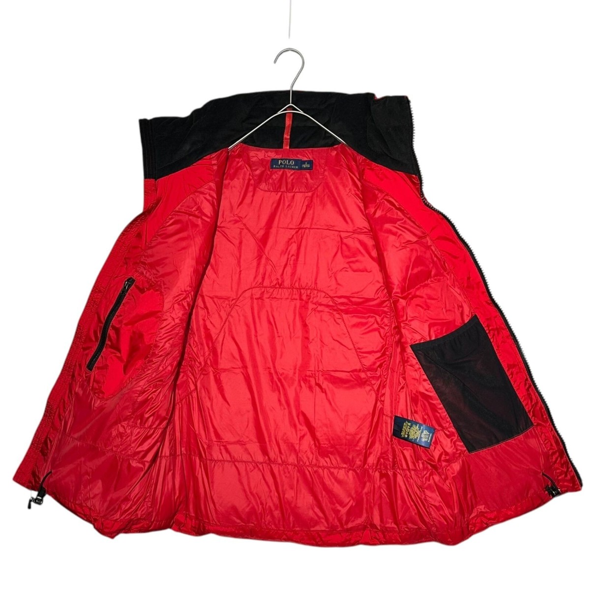 Polo Ralph Lauren PRL67 Big Pony logo Down Vest zip color red size