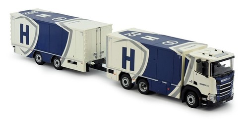 TEKNO - SCANIA 6x2 rigida di nuova generazione con rimorchio 2 Assi NH PLANZE... - Foto 3 di 4