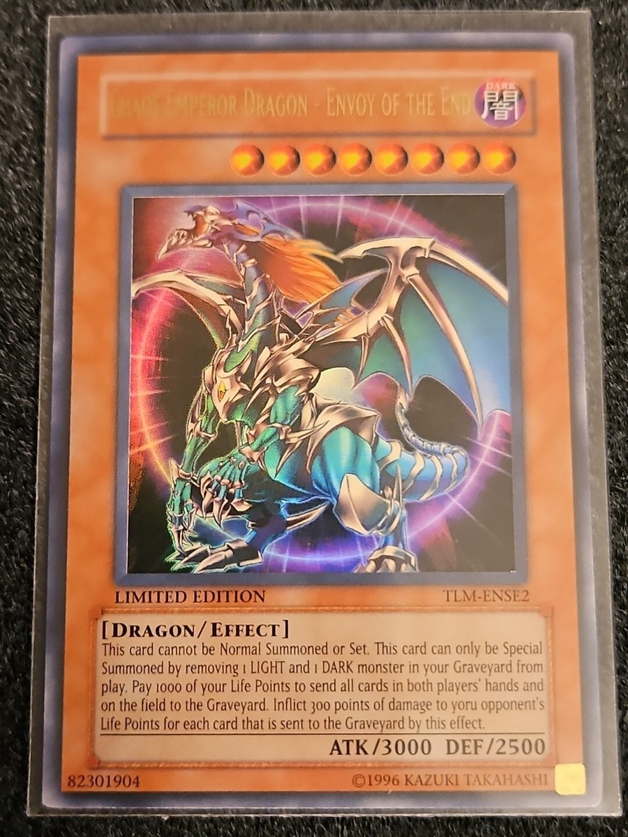 Chaos Emperor Dragon Envoy of the End TLM-ENSE2 Limited Edition NM