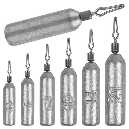 10pcs Pencil Drop Shot Weights Lead Sinker Fishing Sinkers Weights 1/8oz3/4oz eBay