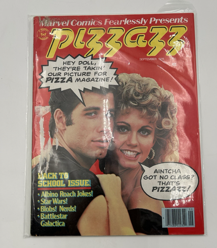 PIZZAZZ Magazin Marvel 1978 Grease, Hulk, Battlestar Galactica und Meatloaf - Bild 3 von 5