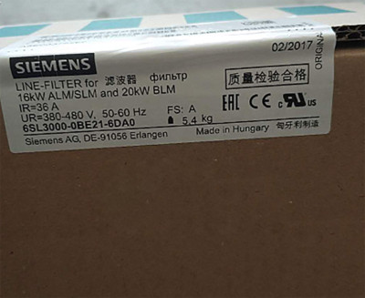 1PC NEW SIEMENS 6SL3000-0BE21-6DA0 BASIC LINE FILTER