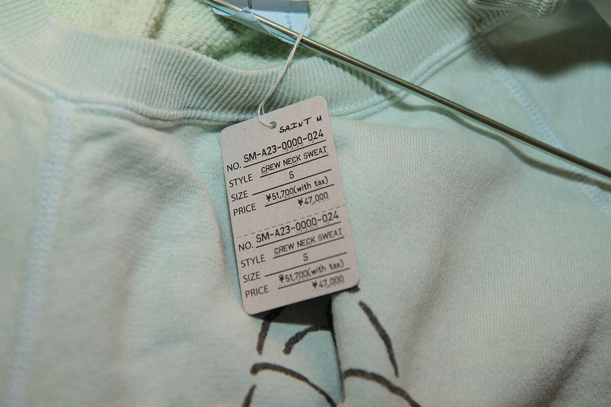 NEW NWT SAINT Mxxxxxx Saint Michael Lamb of God Sweatshirt NEW NWT SAINT Mxxxxxx Saint Michael Lamb of God Sweatshirt