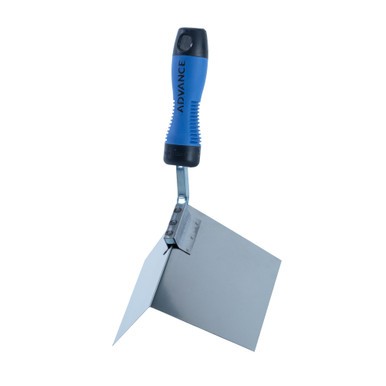 Advance Equipment Outside 90°, 4 1/2  x 4  Corner Trowel w/ Cool Grip II Handle