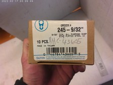 9/32" diameter steel snap hook/ carabiner clip pack of 10 NEW