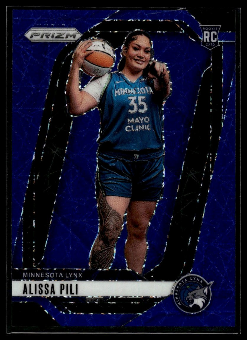 2024 Panini Prizm WNBA #150 Alissa Pili Blue Velocity Prizms RC