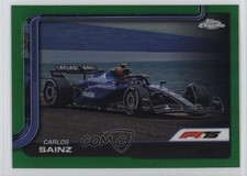 2025 Topps Chrome Formula 1 F1 Cars Green Refractor /99 Carlos Sainz Jr #90 16tx