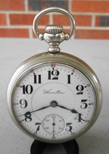 18s hamilton 940 pocket watch running