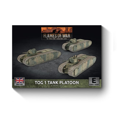 Flames of War Early War British TOG 1 Tank Platoon