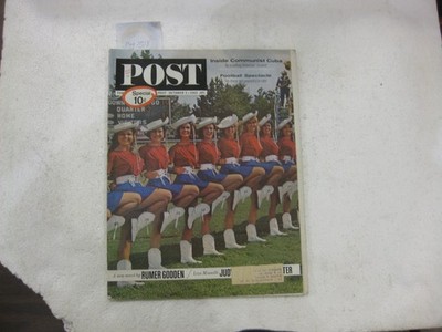 The Saturday Evening Post, October 5, 1963, Cheered on By Pretty Rangerettes...