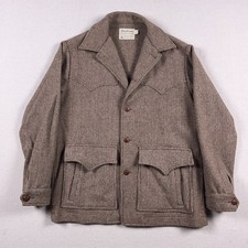 VTG Pendleton Jacket Mens Medium High Grade Western Wear Wool Made in USA 70s