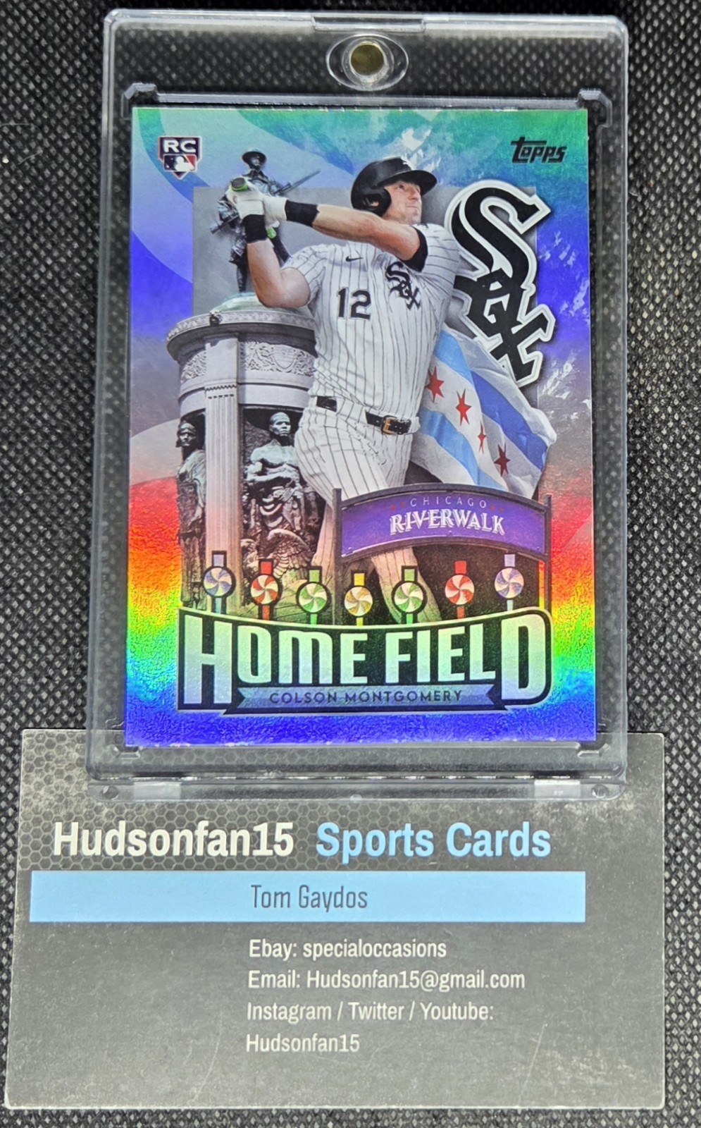 Colson Montgomery 2026 Topps Series 1 Home Field Advantage #HA-20 RC SP Case Hit