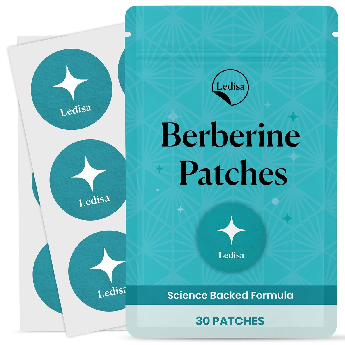 Berberine Patches 30 Days Supply Led Ledisa L-Glutamine Garcinia