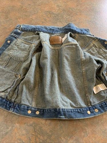 Levi Strauss & Co Children’s Denim Jacket Size 4T. Snap Buttons , Medium Wash - Picture 7 of 11