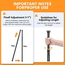 Adjustable Tension Pole Shower Caddy: Rustproof Corner Bathroom Organizer