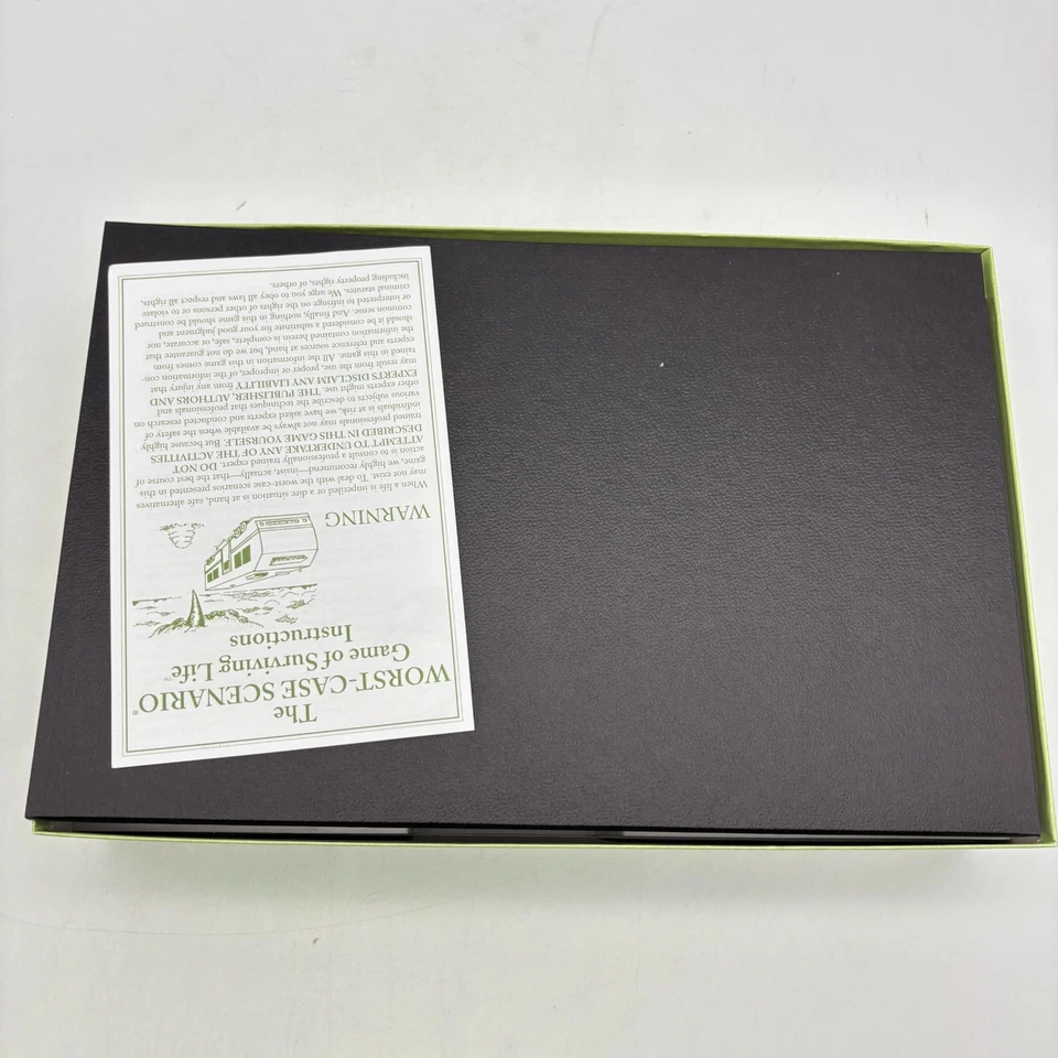 Peor Caso Escenario Juego de Sobrevivir Vida COMPLETO Juegos Universitarios 2006 Cartas Foto 3 de 4