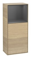 Villeroy & Boch Finion Seitenschrank Regal Oben 1 TüR Anschlag Rechts Mit...