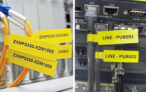 Niimbot Thermoetiketten für Kabel, 12,5x74+35, 65 Stück, weiß - Bild 3 von 3