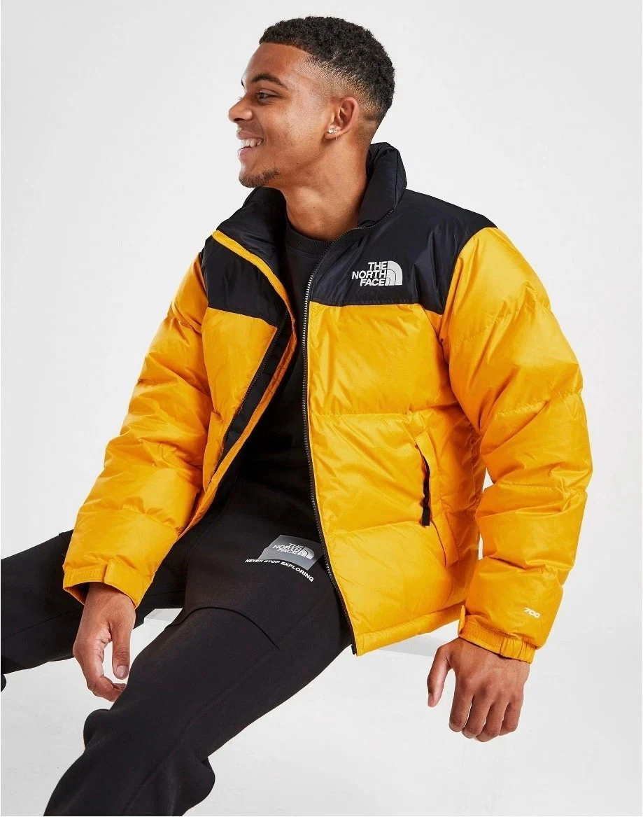 The North Face 1996 Retro Nuptse Yellow Jacket-Size S-New-100% Genuine-RRP £315