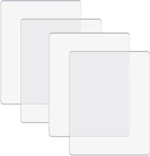 BAOFALI 4 Pcs/2 Pair Standard Cutting Pads for Die Cutting Machine；Clear Polycar