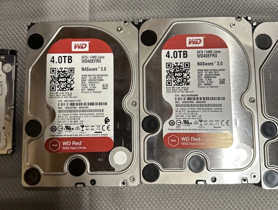 Synology Disk Station NAS DS418P, New 8TB IronWolf, (4) 4TB WD NAS, SATA HDD - Image 4 of 4