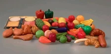 HUGE Pretend Play Food Lot – Kids Toy Fruits, Veggies, Meat, Bread – 50+ Pieces!
