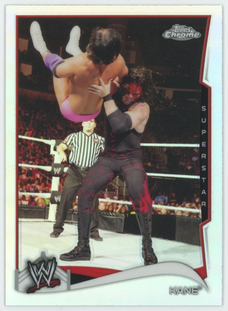 2014 Topps Chrome WWE Refractor Kane #28 C14