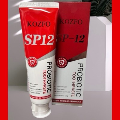 KOZFO SP-12 Probiotic Toothpaste Mint Fresh Breath Teeth Whitening