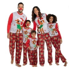 North Pole Men's Rudolph Family Christmas Pajamas