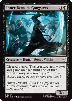 Inner Demons Gangsters - NM Foil C : Marvel's Spider-Man