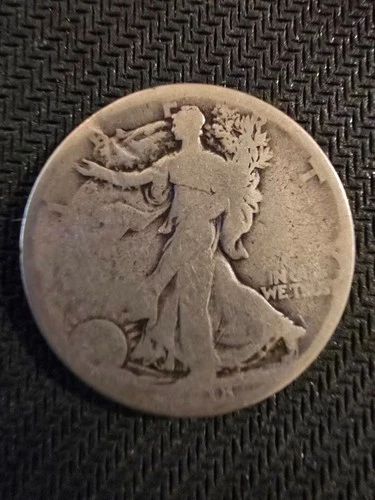 1918-S 50C Walking Liberty Half Dollar "Good "