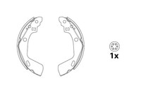 Bremsbackensatz Feststellbremse TRW GS8865 FüR ZJ Wrangler TJ Cherokee KJ Jeep 1