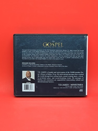 THE GOSPEL - HIDDEN IN A TENT - AUDIO CD SET - T D JAKES - Imagen 2 de 2