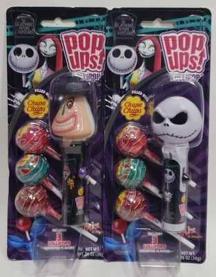 Nightmare Before Christmas Chupa Chupa Pop Ups Lollipops Set Of Two EXP 04/25/26