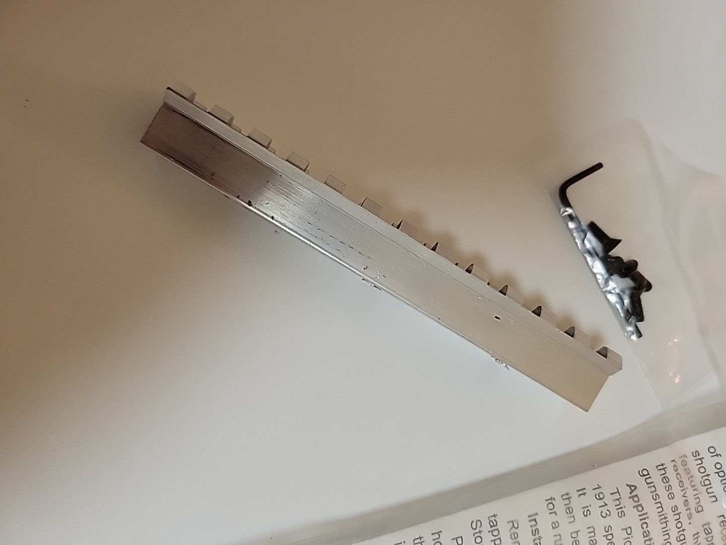 Mesa Tactical 6061-T6 Aluminum Shotgun Receiver Mount Picatinny Rail