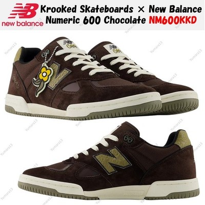 Krooked Skateboards × New Balance Numeric 600 Chocolate NM600KKD Men's Size